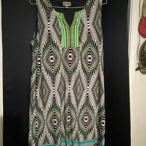 Awesome easy care dress! Beautiful for spring and summer and dresses up or down!